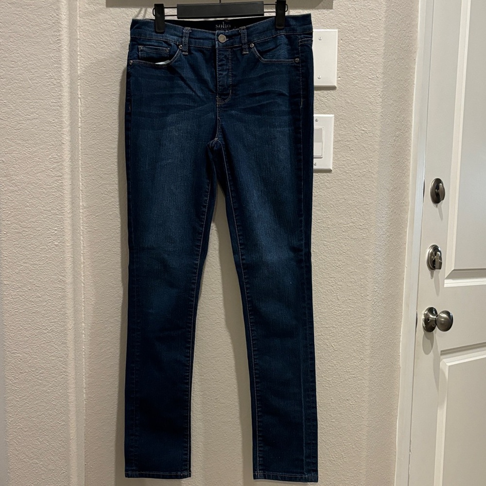 Soho Deep Indigo Women's Skinny Jeans